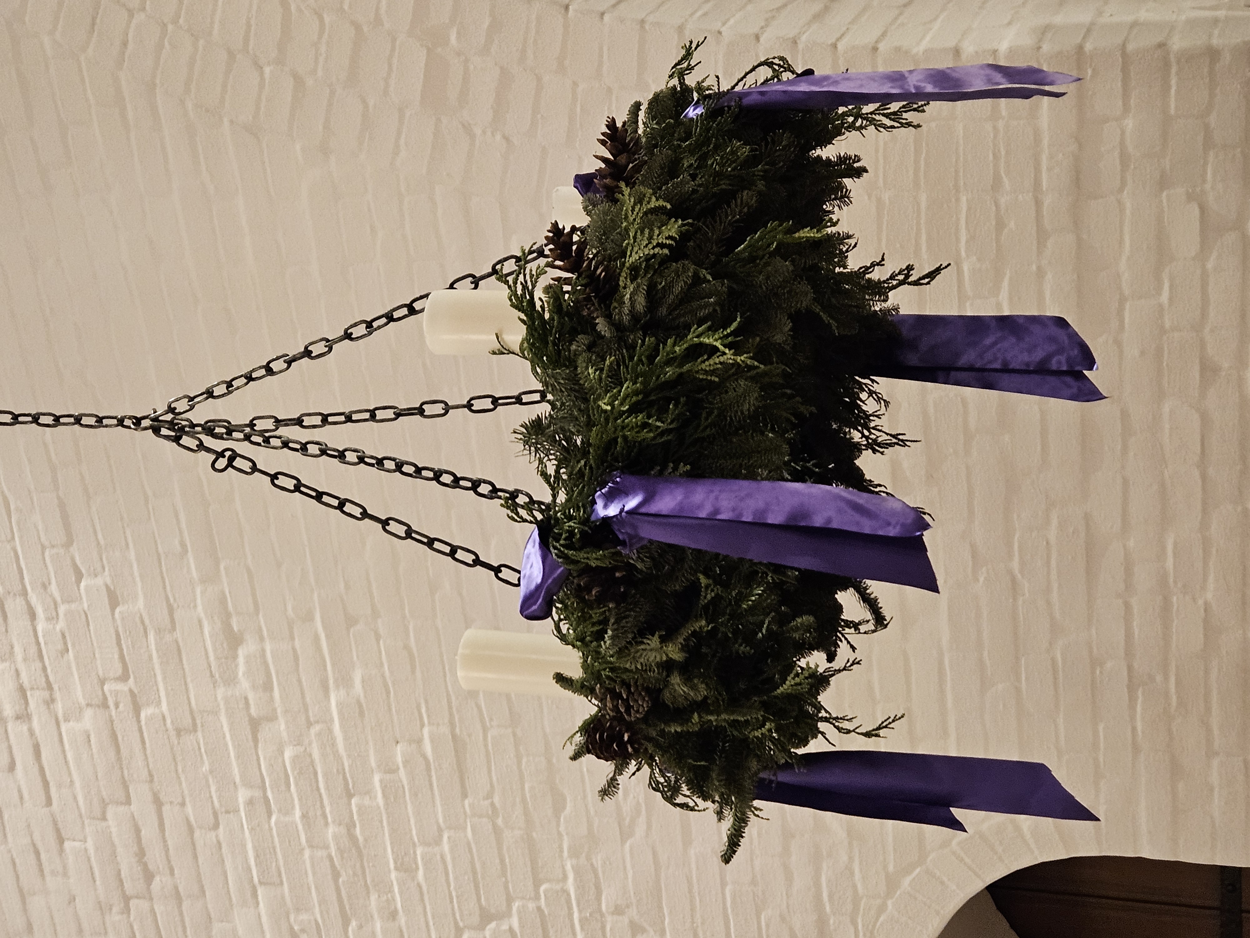 Adventskrans til kirke
